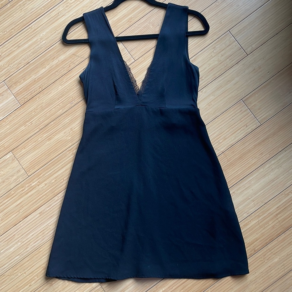 Zara black mini dress
